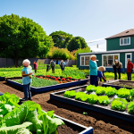 도시농업관리사로서의 사회적 역할 - **Urban Farming Community:** "A diverse group of people, including children and seniors, working tog...