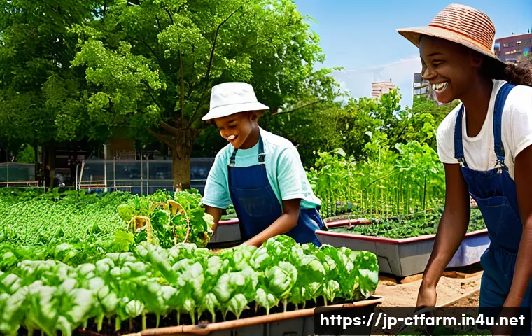 도시농업관리사와 관련된 국제 자격증 - **Prompt 1: Earth's Future Cultivators in a Vibrant Urban Oasis**
    "A vibrant, sun-drenched rooft...